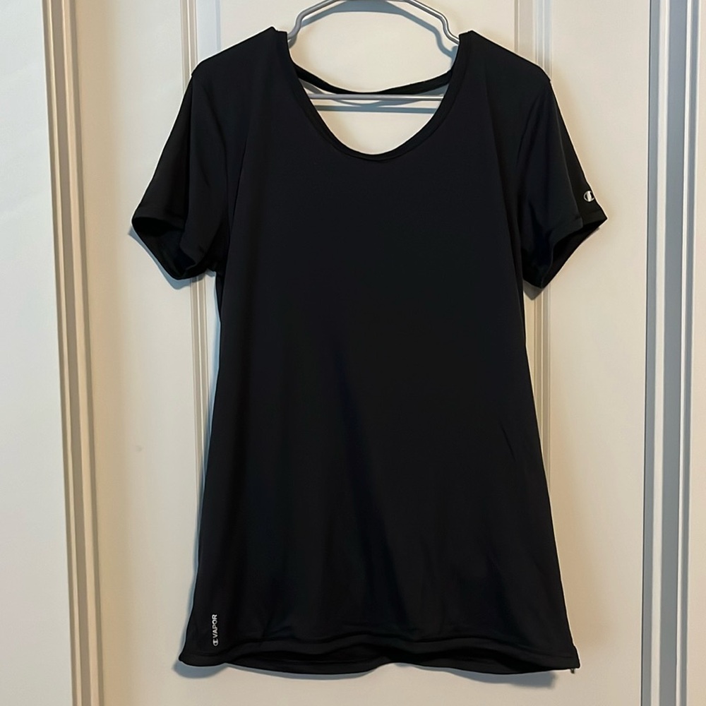 Champion open back workout tee